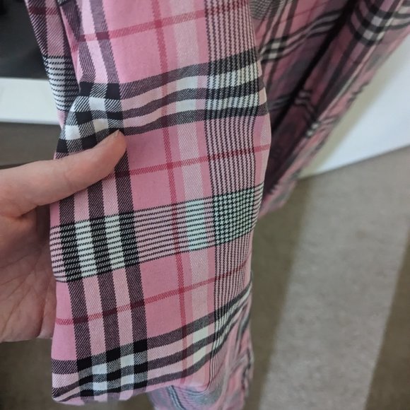 Pink plaid Dangerfield midi skirt size 12 - Picture 3 of 3